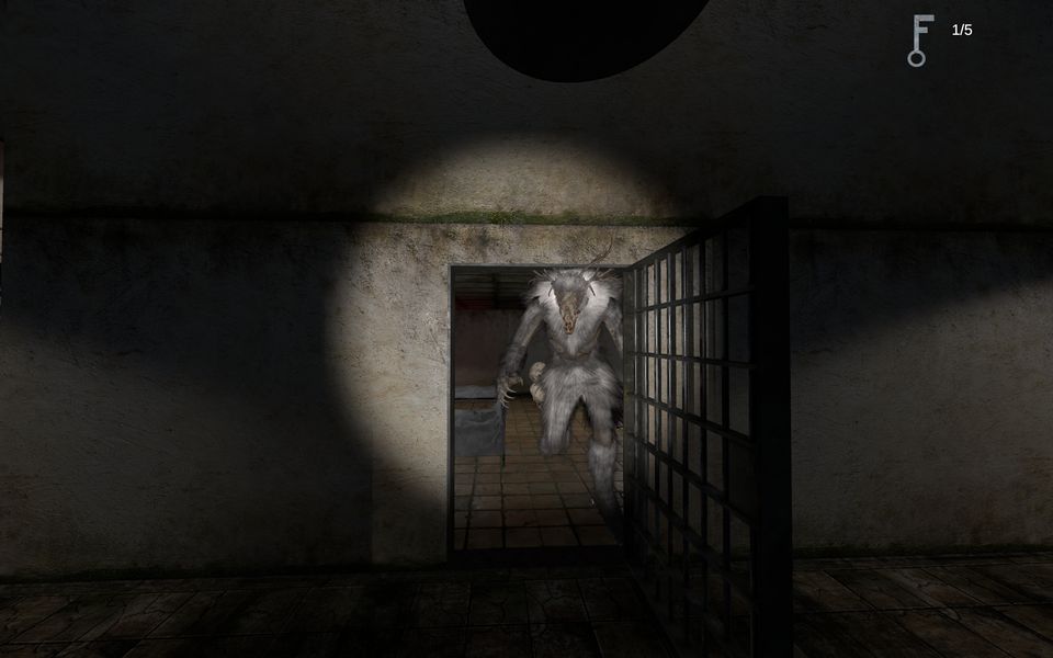 A creature at a prison cell door